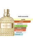 Valentino Uomo Born In Roma The Gold EDT Spray For Men 3.4oz/100ml