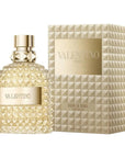 Valentino Uomo Born In Roma The Gold EDT Spray For Men 3.4oz/100ml